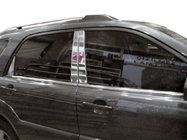Kia Sportage 2004-2010 Nakładki na słupki ze stali nierdzewnej (6 szt.) zdjęcia 1