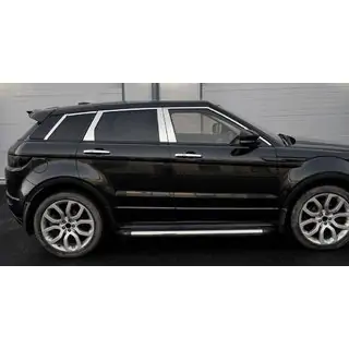 Listwy Słupków Drzwi ze Stali Nierdzewnej (6 szt.) Range Rover Evoque 2012-2018 zdjęcia 1