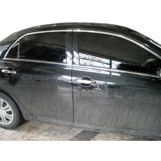 Górne listwy szyb stal nierdzewna (4 szt.) Toyota Corolla 2007-2013 zdjęcia 1