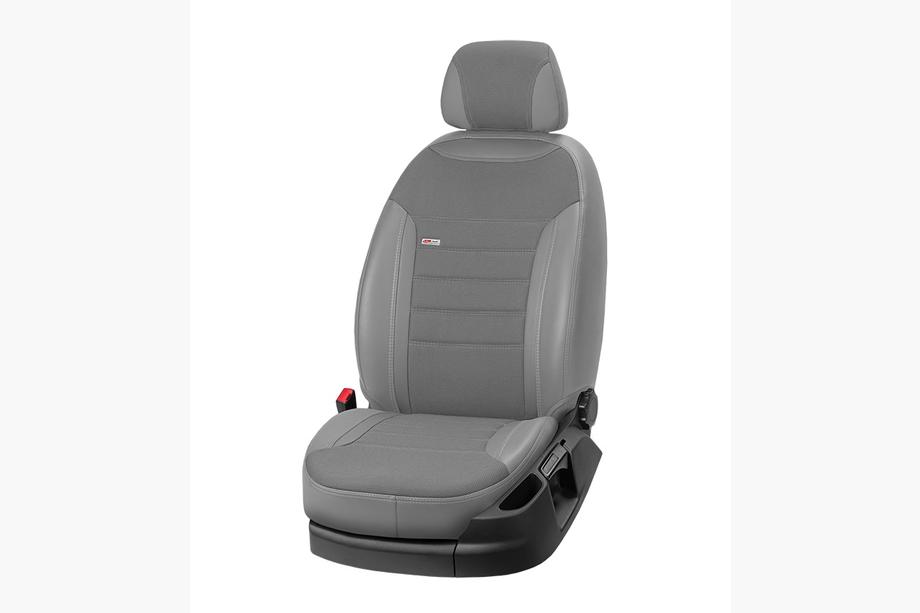 Mazda 3 2013-2019 Pokrowce samochodowe Skóra ekologiczna+Tkanina Eco Classic 2020 (całe wnętrze) Zdjęcia 2