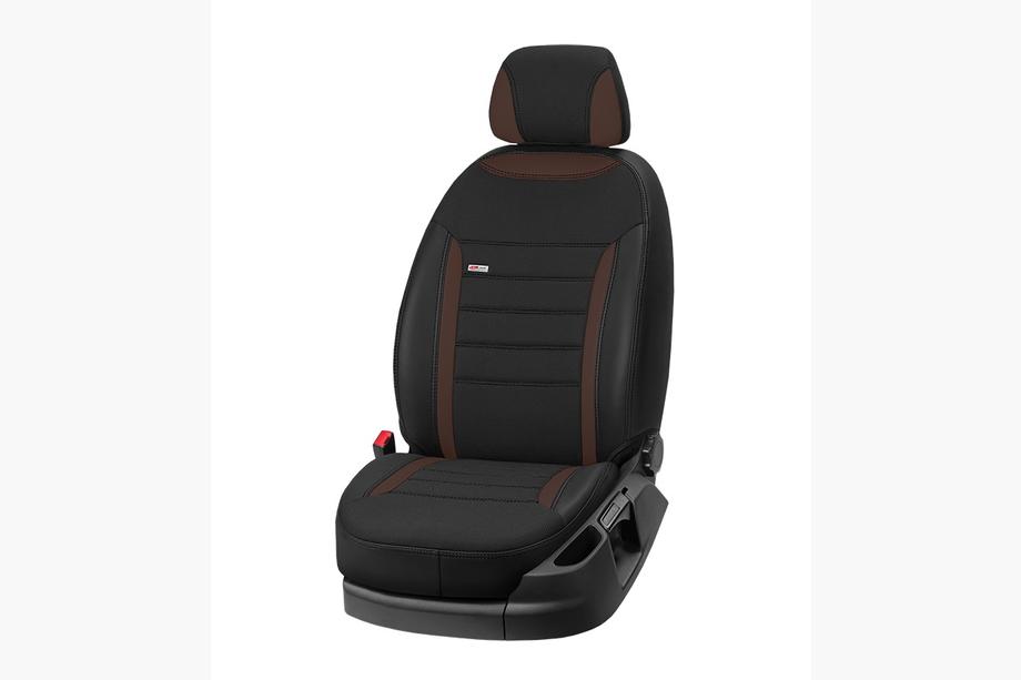 Mazda 3 2013-2019 Pokrowce samochodowe Skóra ekologiczna+Tkanina Eco Classic 2020 (całe wnętrze) Zdjęcia 7