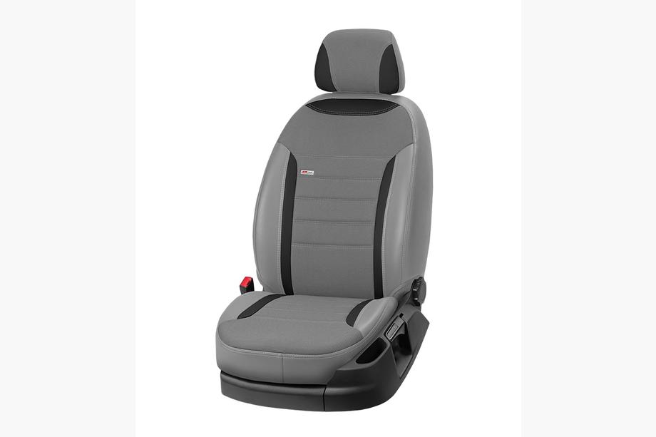 Mazda 3 2013-2019 Pokrowce samochodowe Skóra ekologiczna+Tkanina Eco Classic 2020 (całe wnętrze) Zdjęcia 13