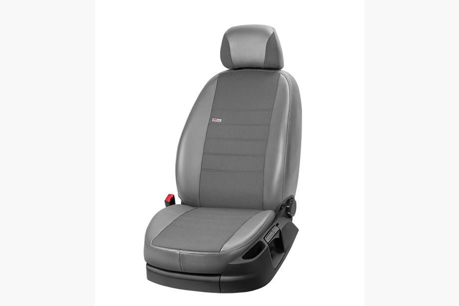 Mazda 626 1979-2002 Pokrowce Samochodowe Skora Ekologiczna+Tkanina+Alcantara Eco Comfort (Komplet) Zdjęcia 3
