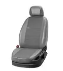 Hyundai Accent 2000-2006 Pokrowce Samochodowe Skora Ekologiczna+Tkanina+Alcantara Eco Comfort (Komplet) zdjęcia 3