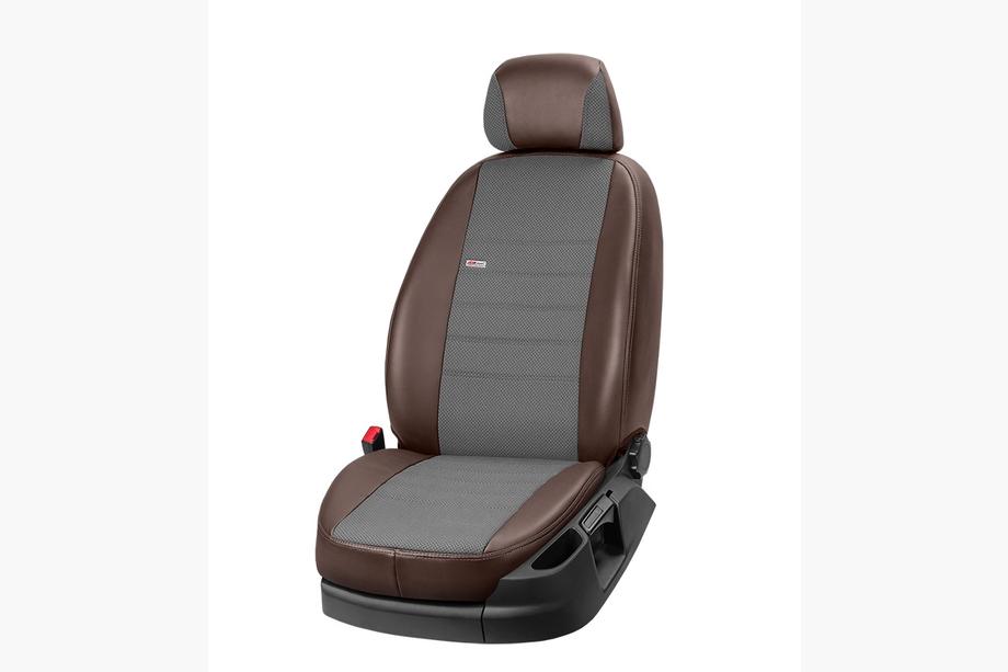 Mazda 626 1979-2002 Pokrowce Samochodowe Skora Ekologiczna+Tkanina+Alcantara Eco Comfort (Komplet) Zdjęcia 7