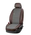 Hyundai Accent 2000-2006 Pokrowce Samochodowe Skora Ekologiczna+Tkanina+Alcantara Eco Comfort (Komplet) zdjęcia 7