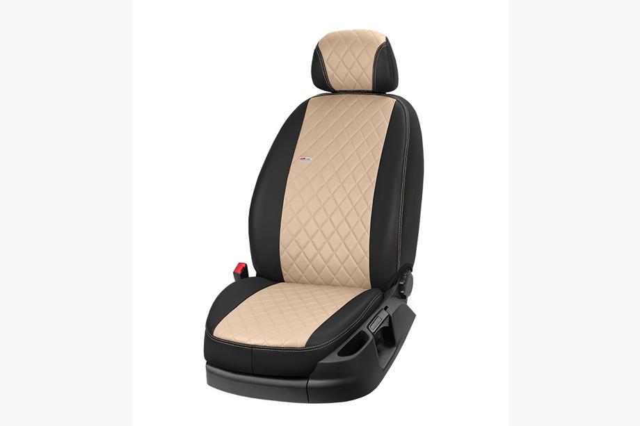 Infiniti QX56 2010-2013 Pokrowce samochodowe z ekoskóry Eco Grand 2020 (3 rzędy) Zdjęcia 8