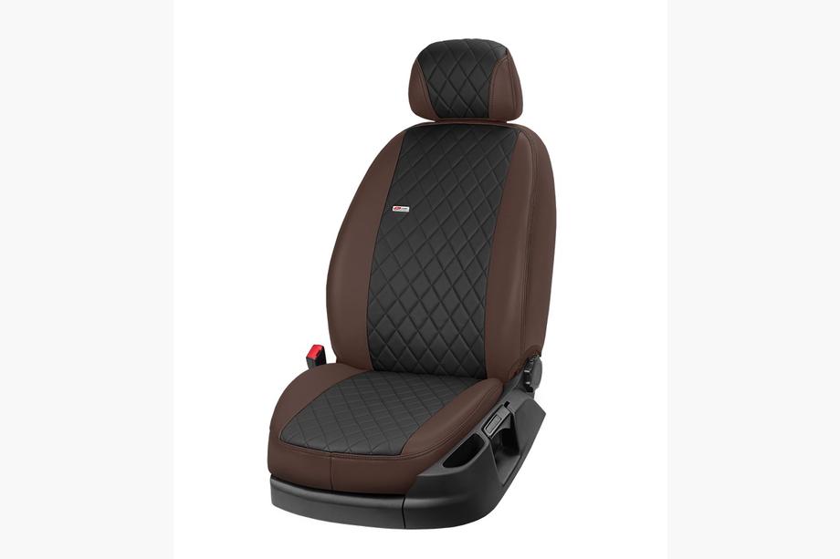 Infiniti QX56 2010-2013 Pokrowce samochodowe z ekoskóry Eco Grand 2020 (3 rzędy) Zdjęcia 10