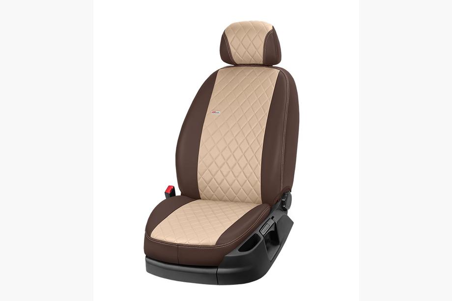 Infiniti QX56 2010-2013 Pokrowce samochodowe z ekoskóry Eco Grand 2020 (3 rzędy) Zdjęcia 12