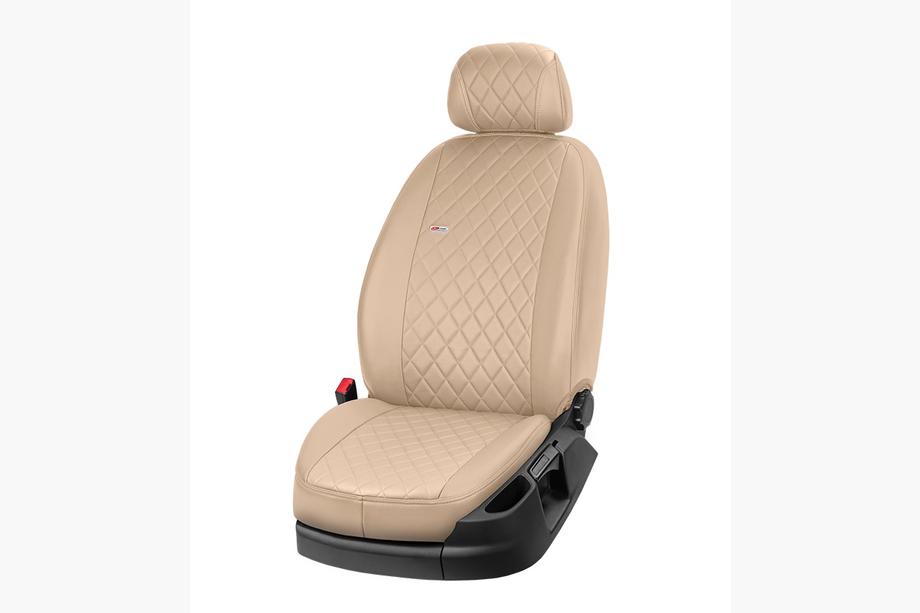 Infiniti QX56 2010-2013 Pokrowce samochodowe z ekoskóry Eco Grand 2020 (3 rzędy) Zdjęcia 15