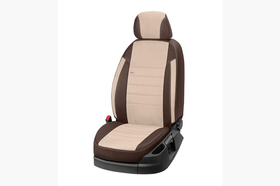 Mitsubishi Galant 1992-1998 Pokrowce samochodowe Skóra ekologiczna+Tkanina+Alcantara Eco Laser Antara 2020 (Komplet) Zdjęcia 13