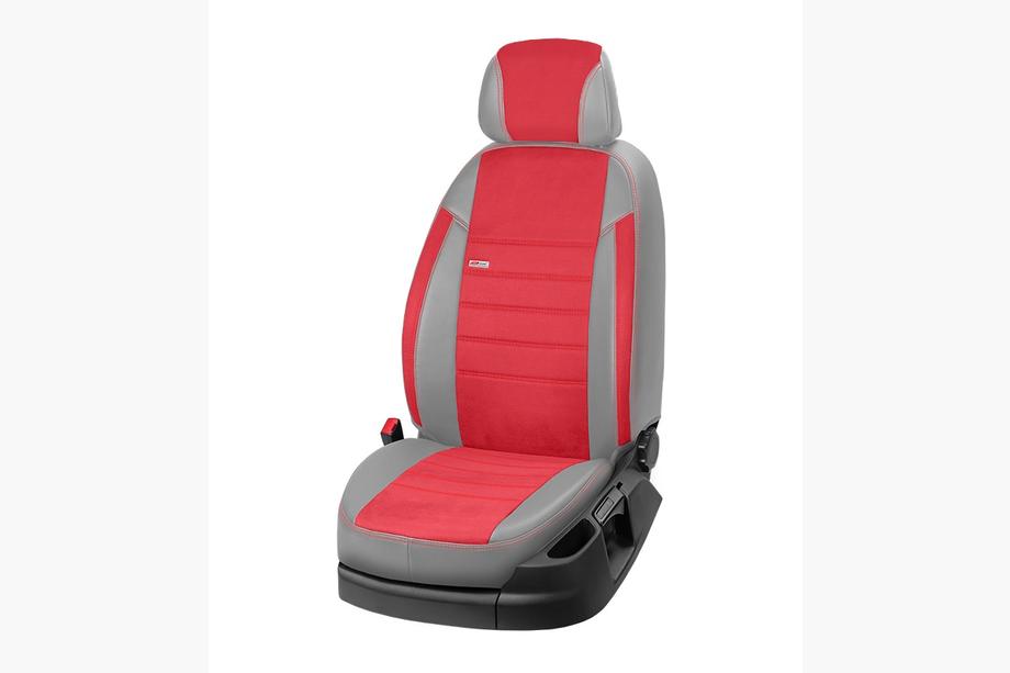 Mitsubishi Galant 1992-1998 Pokrowce samochodowe Skóra ekologiczna+Tkanina+Alcantara Eco Laser Antara 2020 (Komplet) Zdjęcia 5