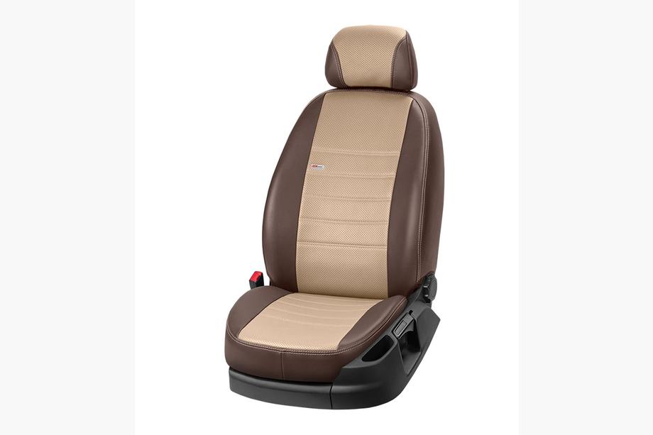 Buick GL8 2017-2022 Pokrowce samochodowe z ekoskóry Eco Laser 2020 (Komplet) Zdjęcia 12