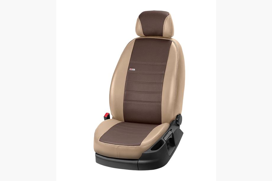 Buick GL8 2017-2022 Pokrowce samochodowe z ekoskóry Eco Laser 2020 (Komplet) Zdjęcia 14