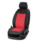 Renault Symbol 1999-2008 Pokrowce samochodowe skóra ekologiczna+tkanina+alcantara Eco Prestige Antara (całe wnętrze) zdjęcia 4