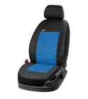 Renault Symbol 1999-2008 Pokrowce samochodowe skóra ekologiczna+tkanina+alcantara Eco Prestige Antara (całe wnętrze) zdjęcia 6