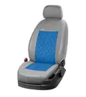 Renault Symbol 1999-2008 Pokrowce samochodowe skóra ekologiczna+tkanina+alcantara Eco Prestige Antara (całe wnętrze) zdjęcia 7