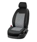Renault Symbol 1999-2008 Pokrowce samochodowe skóra ekologiczna+tkanina+alcantara Eco Prestige Antara (całe wnętrze) zdjęcia 9