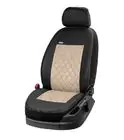 Renault Symbol 1999-2008 Pokrowce samochodowe skóra ekologiczna+tkanina+alcantara Eco Prestige Antara (całe wnętrze) zdjęcia 10