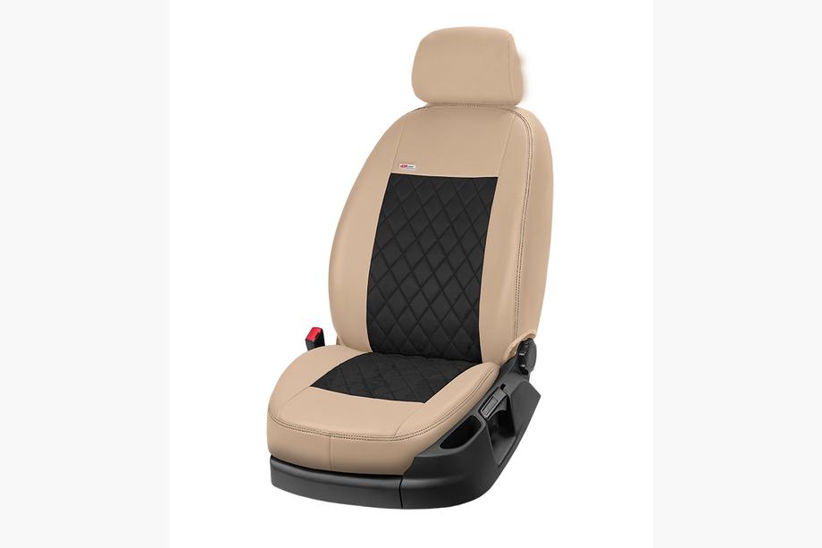 Tesla Model S 2012– Pokrowce samochodowe skóra ekologiczna+tkanina+alcantara Eco Prestige Antara (całe wnętrze) Zdjęcia 11