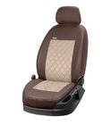 Iveco Eurotech 1992-2002 Pokrowce Samochodowe Skóra Ekologiczna+Tkanina+Alcantara Eco Prestige Antara (Przednie Fotele) zdjęcia 13