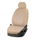 Renault Symbol 1999-2008 Pokrowce samochodowe skóra ekologiczna+tkanina+alcantara Eco Prestige Antara (całe wnętrze) zdjęcia 15
