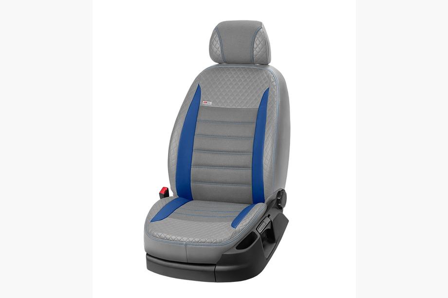 Mercedes Sprinter W906 2006–2018 Pokrowce Samochodowe Skóra Ekologiczna+Tkanina+Alcantara Vip Elite 2020 (Przednie) Zdjęcia 8