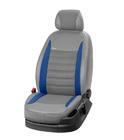 Opel Combo 2002–2012 Pokrowce Samochodowe Skóra Ekologiczna+Tkanina+Alcantara Vip Elite 2020 (Przednie) zdjęcia 9