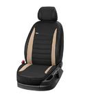 Opel Combo 2002–2012 Pokrowce Samochodowe Skóra Ekologiczna+Tkanina+Alcantara Vip Elite 2020 (Przednie) zdjęcia 21
