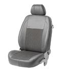 Fiat Freemont 2011-2016 Pokrowce Samochodowe Skóra Ekologiczna+Tkanina+Alcantara VIP Elite (3 Rzędy) zdjęcia 2