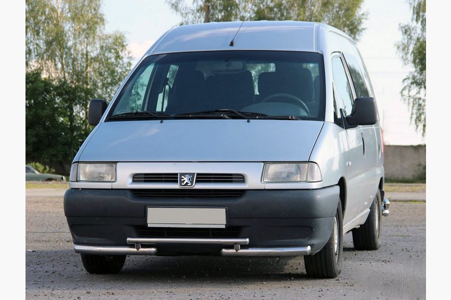 Citroen Jumpy 1996-2007 Osłona Przednia ST009 (Stal Nierdzewna) 60 mm Image