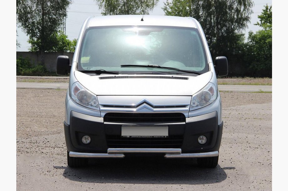Citroen Jumpy 2007–2017 Osłona Przednia ST009 (Stal Nierdzewna) 60 mm Image