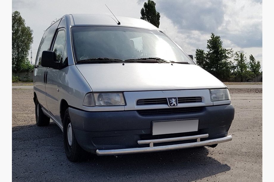 Citroen Jumpy 1996-2007 Osłona Przednia ST016 (Stal Nierdzewna) Image