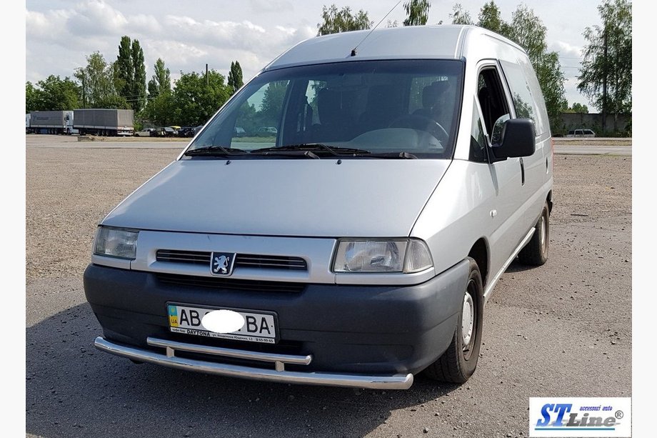 Peugeot Expert 1995-2007 Osłona Przednia ST016 (Stal Nierdzewna) 60/42 mm Zdjęcia 2