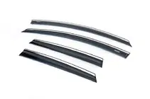 Opel Astra J 2009-2015 Deflektory szyb z listwą chromowaną HB/SD (4 szt, Niken) zdjęcia 1