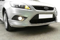 Ford Focus II 2008-2011 Nakładka na przedni zderzak Sedan (pod lakierowanie) zdjęcia 1
