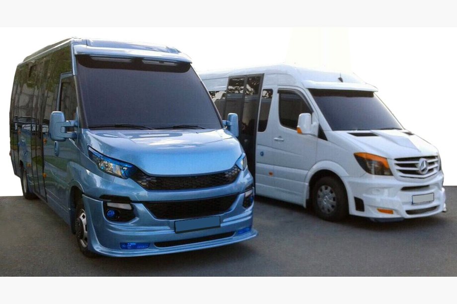 Iveco Daily 2014- Nakładka na zderzak (zagruntowana do malowania) Image