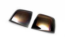 Opel Combo 2012-2018 Nakładki na Lusterka Czarny Chrom (2 szt., plastik) zdjęcia 2
