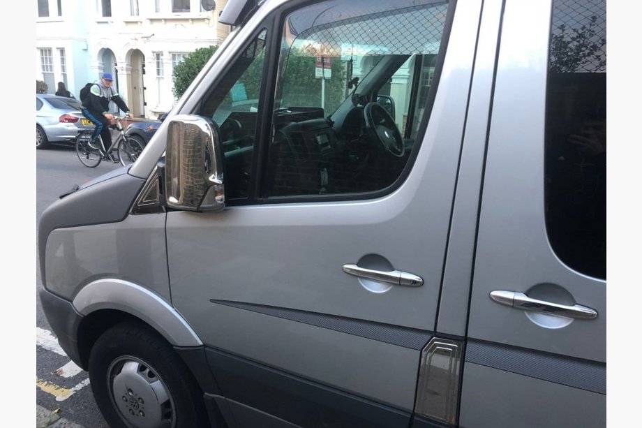 Volkswagen Crafter 2006-2016 Chromowane Nakładki na Klamek Drzwi (4 szt, Stal Nierdzewna) Zdjęcia 3