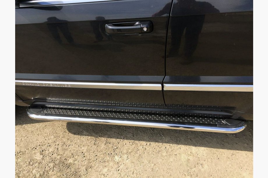 Toyota Highlander 2013-2019 Progi Boczne Maydos V2 (2 szt., stal nierdzewna) Image
