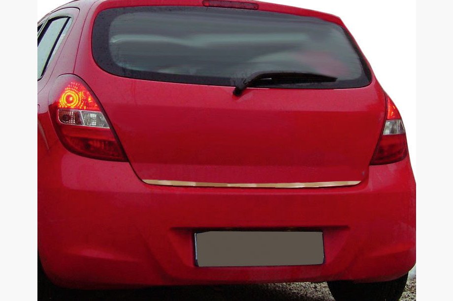 Hyundai I-20 2008-2012 Listwa bagażnika stal nierdzewna Image