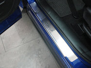 Mazda CX-7 2006-2012 Nakładki progowe Nataniko (4 szt., stal nierdzewna) Premium - Taśma 3M, 0.8 mm zdjęcia 2