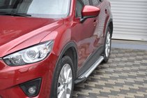 Mazda CX-5 2012-2017 Progi Boczne Allmond Grey (2 szt., Aluminium) zdjęcia 1