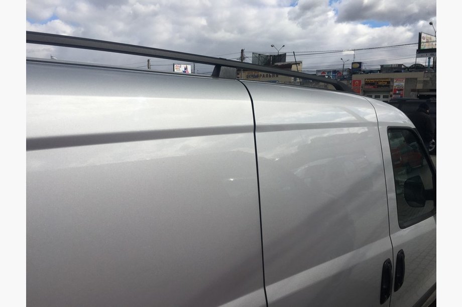 Fiat Doblo II 2010-2022 Relingi Dachowe Czarne Zdjęcia 6