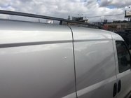 Fiat Doblo II 2010-2022 Relingi Dachowe Czarne Standard, plastikowe stopki zdjęcia 6