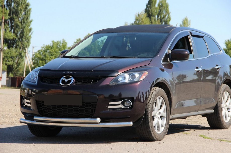 Mazda CX-7 2006-2012 Osłona Przednia ST014 (Stal Nierdzewna) Image
