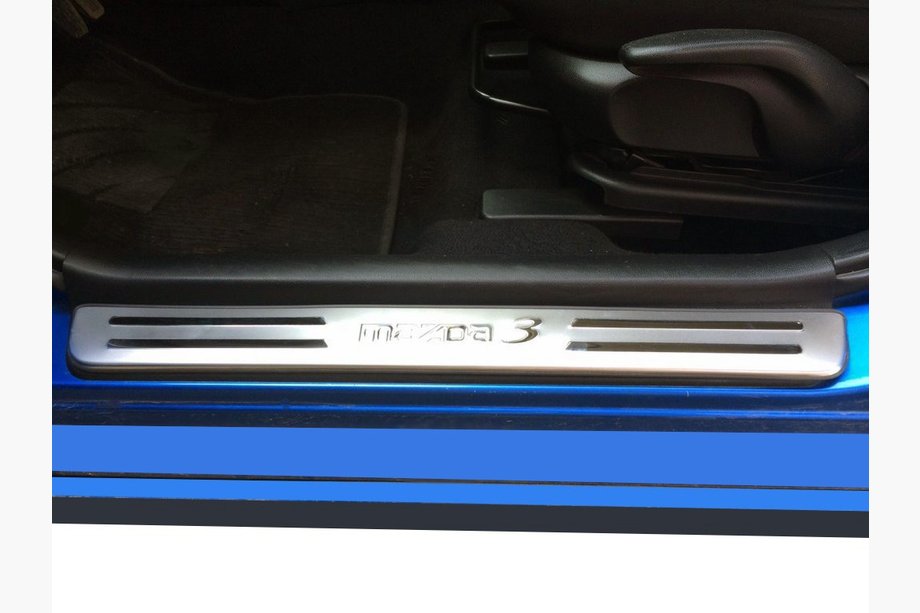 Mazda 3 2003-2009 Nakładki progowe Libao (4 szt, stal nierdzewna) Image