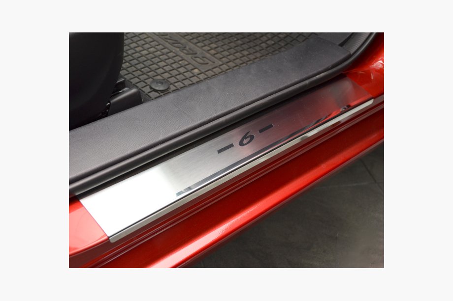 Mazda 6 2012-2024 Nakładki na Progi Nataniko (4 szt., Stal Nierdzewna) Image