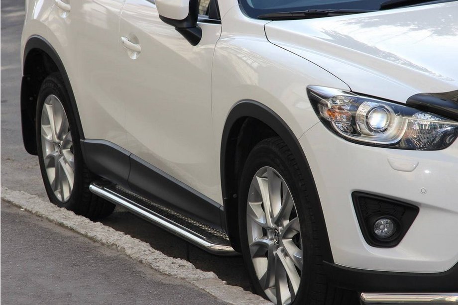 Mazda CX-3 2015- Progi Boczne KB001 Stal Nierdzewna Image