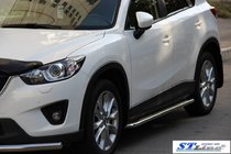 Mazda CX-3 2015- Progi Boczne KB001 Stal Nierdzewna zdjęcia 2